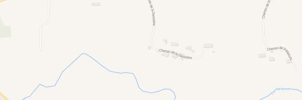 Plan du 5196 Moulin La Denisiere Notre- à Mortain-Bocage
