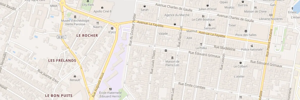 Plan du 141 Rue Thiers à Rochefort