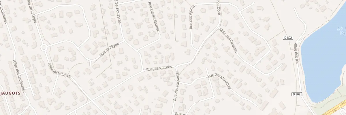 Plan du 55 Rue Jean Jaurès à Biganos
