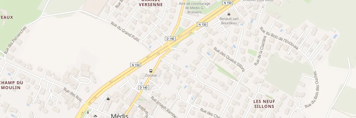 Plan du 31 Av du 4eme Zouave à Médis
