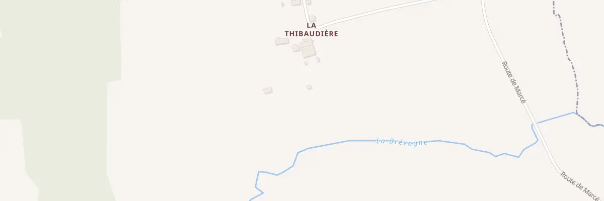 Plan du 1 Imp de la Thibaudiere -Ml Clin à Noues de Sienne