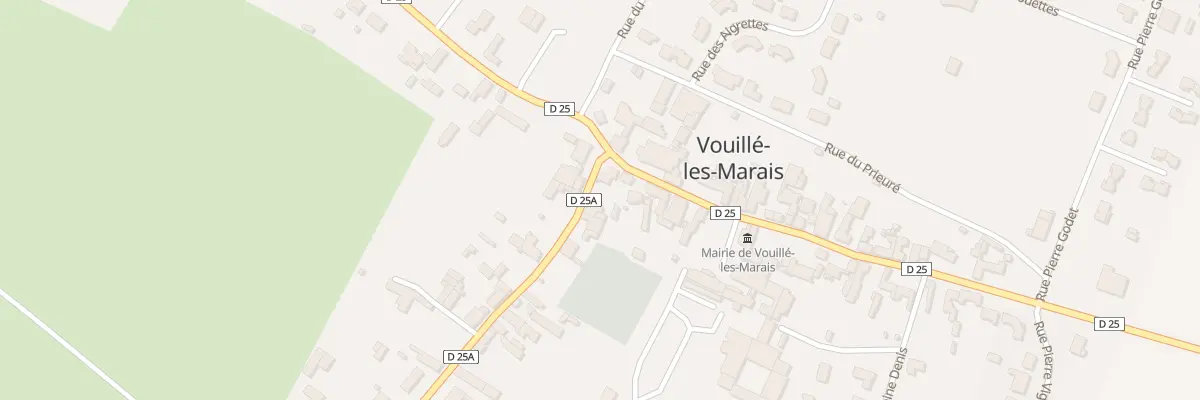 Plan du 2 Rue du huit mai 1945 à Vouillé-les-Marais