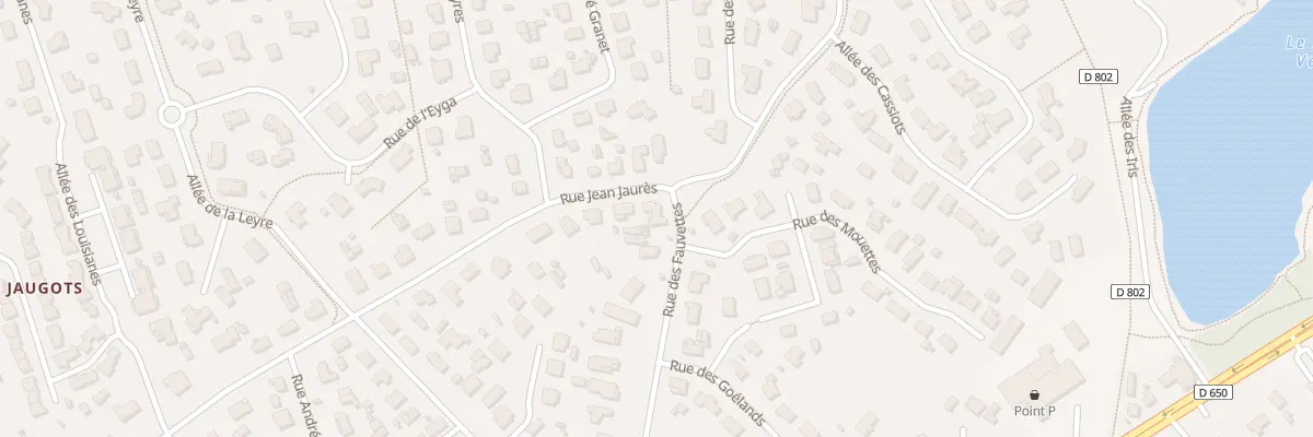 Plan du 50 Rue Jean Jaurès à Biganos