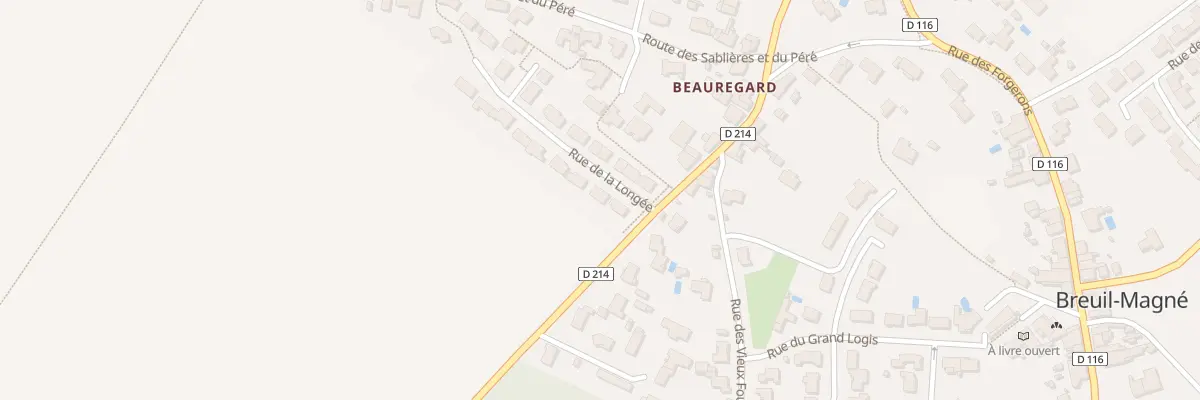 Plan du 3 Rue de la Longée à Breuil-Magné