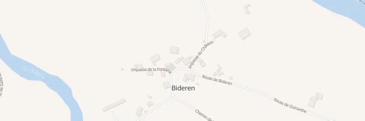 Plan du 633 Rte de Bideren à Autevielle-Saint-Martin-Bideren