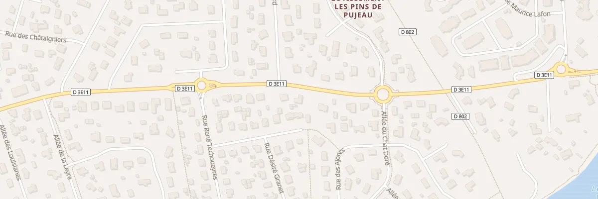 Plan du 82 Rue Georges Clémenceau à Biganos