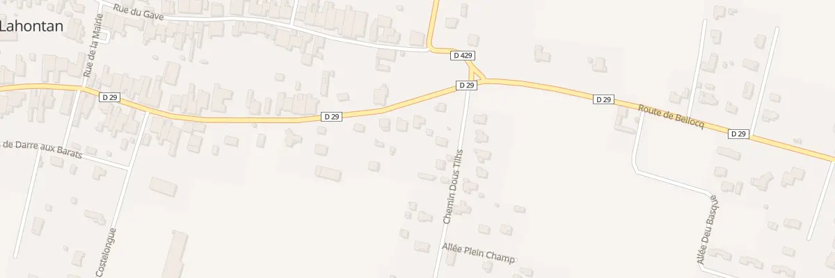Plan du 78 Rue du Bois à Lahontan