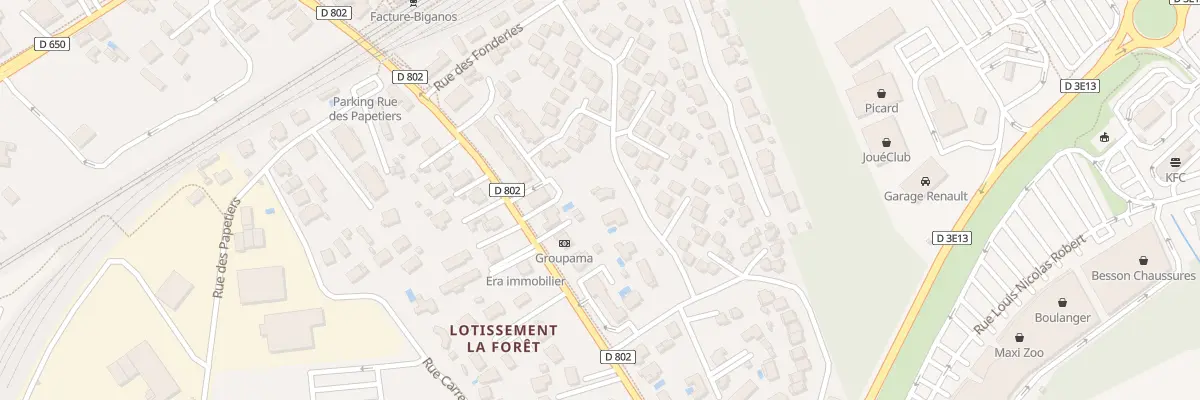 Plan du 4B Rue Jean Moulin à Biganos