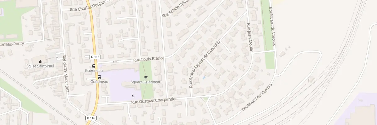 Plan du 5 Rue Amir Rigault de Genouilly à Rochefort
