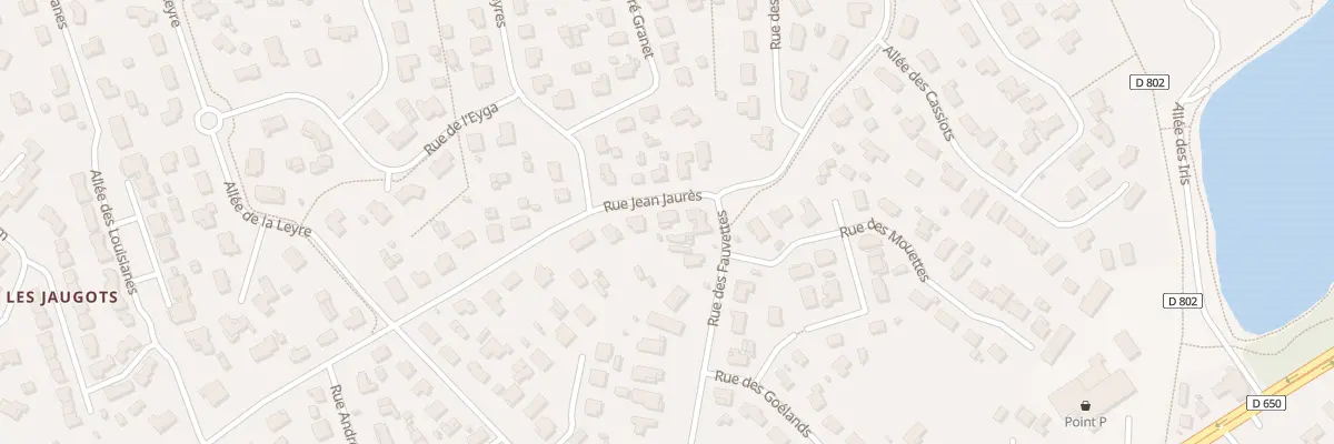 Plan du 48 Rue Jean Jaurès à Biganos