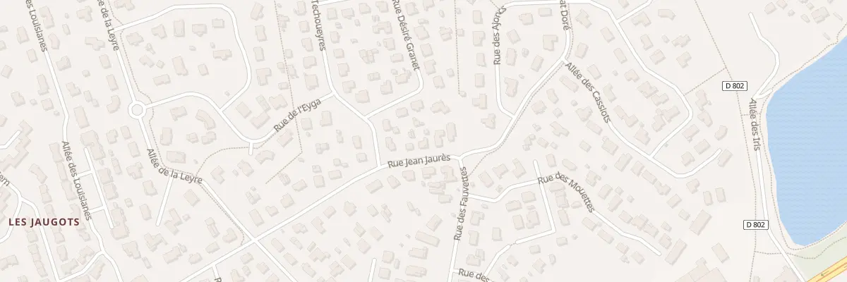 Plan du 51 Rue Jean Jaurès à Biganos