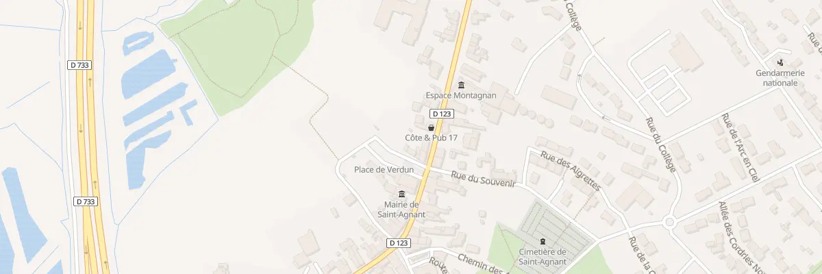 Plan du 72 Av Charles de Gaulle à Saint-Agnant