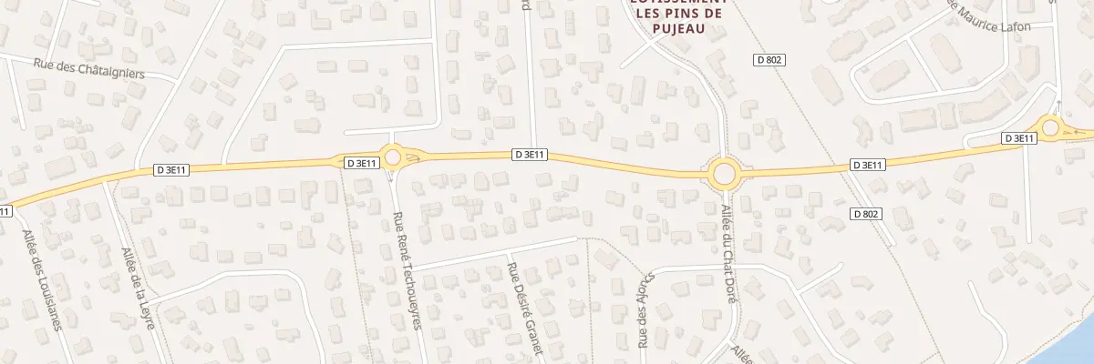 Plan du 80 Rue Georges Clémenceau à Biganos