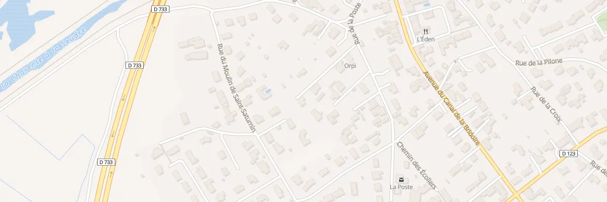 Plan du 39 Rue de la Poste à Saint-Agnant