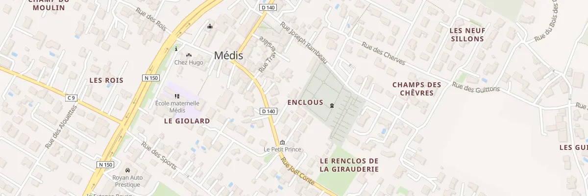 Plan du 14 Rue Joel Conte à Médis