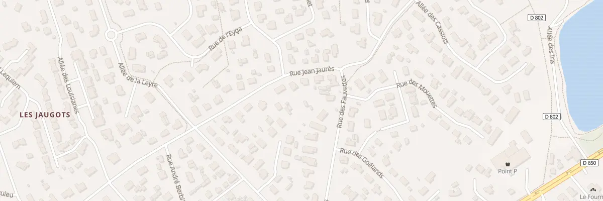 Plan du 44 Rue Jean Jaurès à Biganos