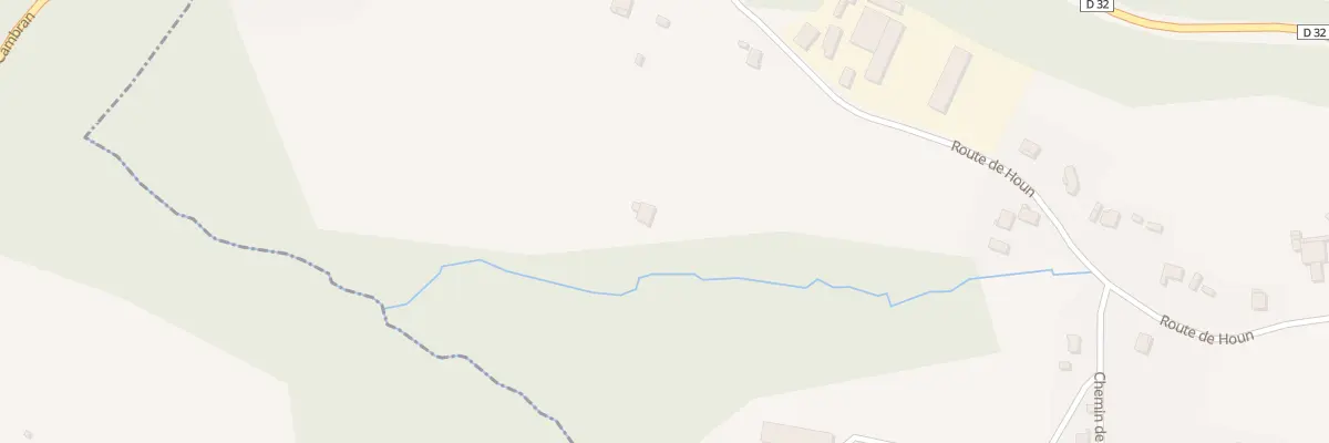 Plan du 1105 Rte de la Houn à Hinx
