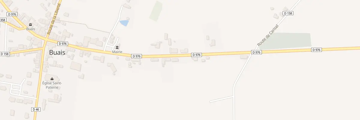 Plan du 34 Rte du Teilleul Buais à Buais-Les-Monts