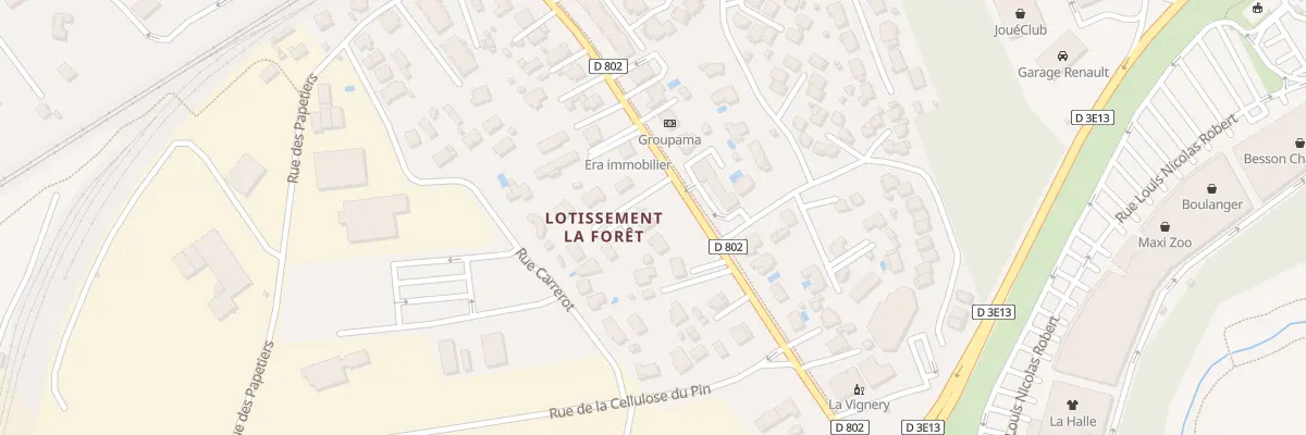 Plan du 7 Lot de la Forêt à Biganos