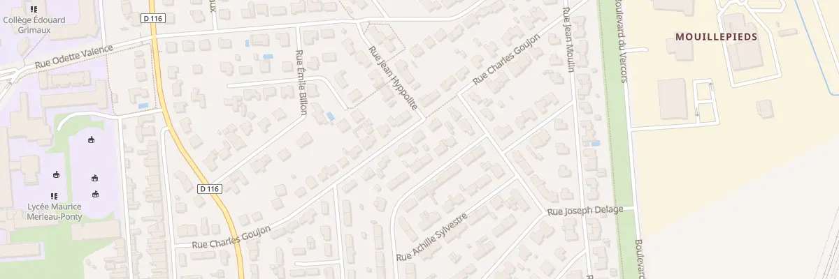 Plan du 19 Rue Charles Goujon à Rochefort