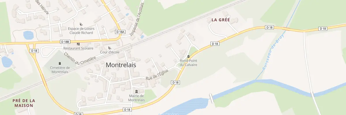 Plan du 143 Rue de l’Eglise à Montrelais