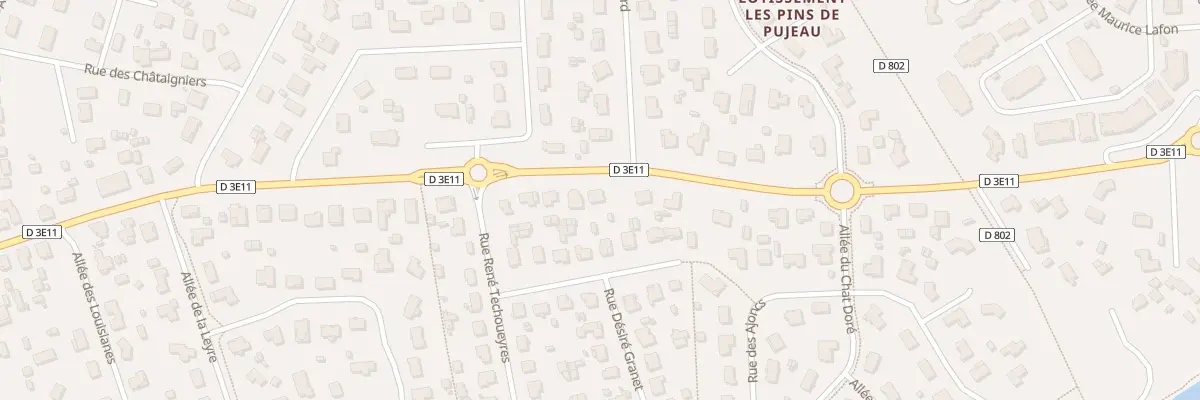 Plan du 78 Rue Georges Clémenceau à Biganos