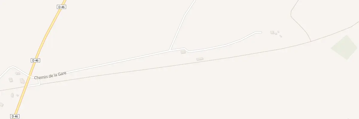 Plan du 2 Rte de la Gare - Romagny à Romagny Fontenay