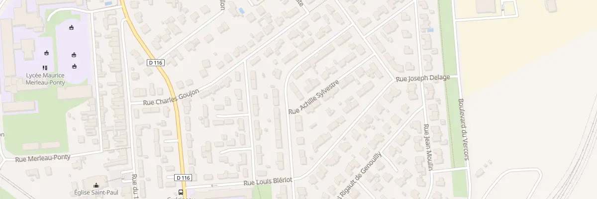 Plan du 21 Rue Joseph Jourdain de Muizon à Rochefort