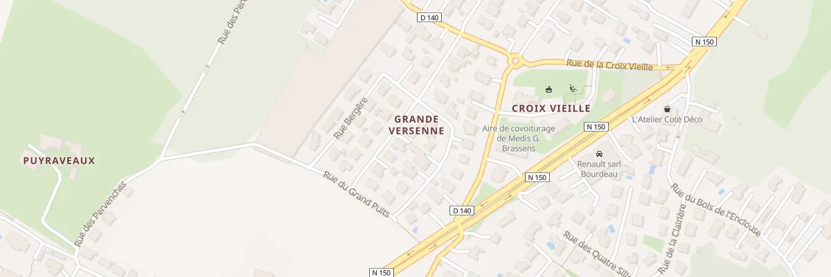 Plan du 7 Rue de la Grande Versenne à Médis