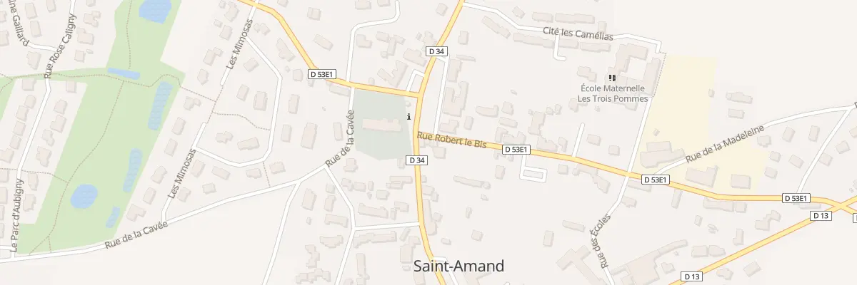 Plan du 2 Rue Robert Le Bis à Saint-Amand-Villages