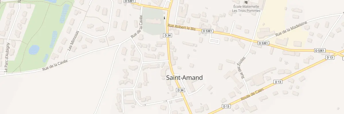 Plan du 13 Rue de la Mairie à Saint-Amand-Villages