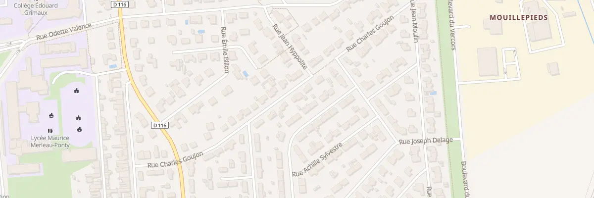 Plan du 17 Rue Charles Goujon à Rochefort