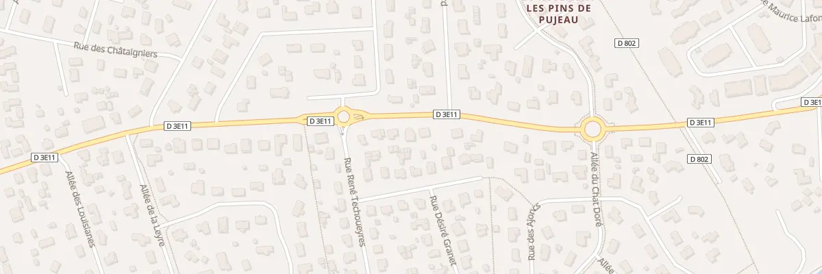 Plan du 76 Rue Georges Clémenceau à Biganos