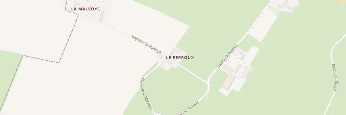 Plan du 5032 Le Perroux à Bricqueville