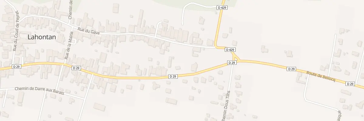 Plan du 75 Rue du Bois à Lahontan