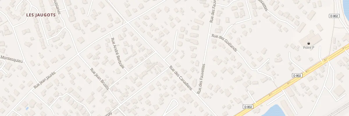 Plan du 14 Rue des Canadiens à Biganos