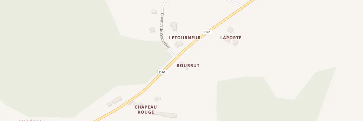 Plan du 2844 Rte d’Estibeaux à Pouillon