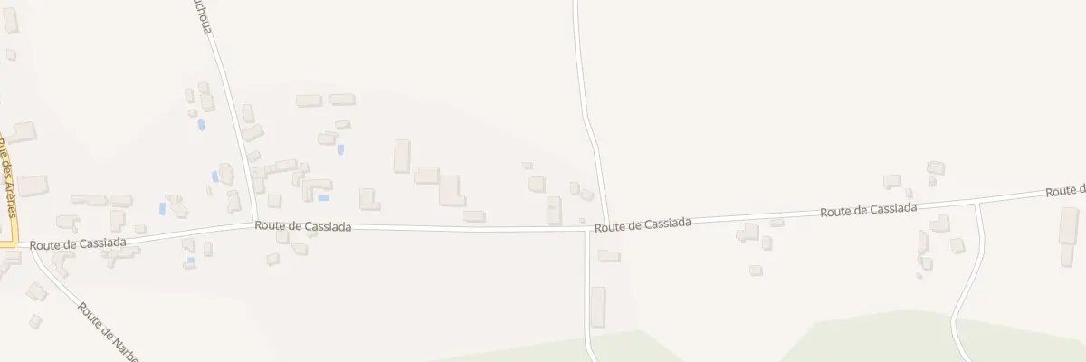 Plan du 473 Rte de Cassiada à Téthieu