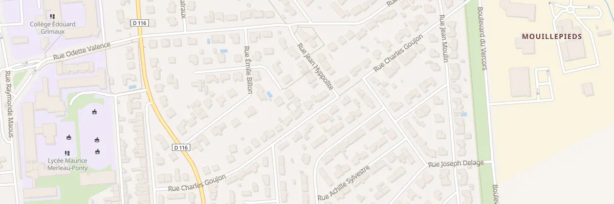Plan du 28 Rue Charles Goujon à Rochefort