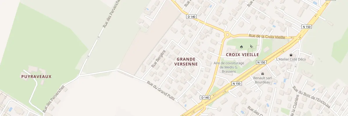 Plan du 10 Rue de la Grande Versenne à Médis