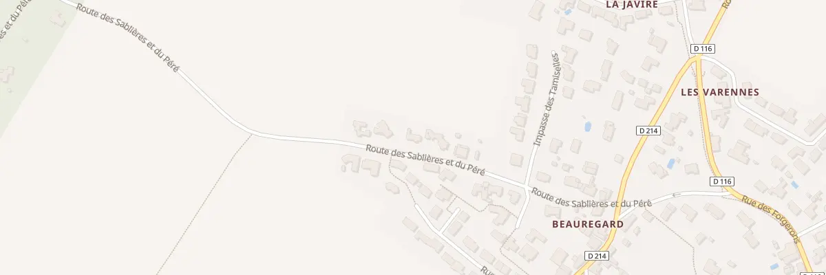 Plan du 13 Rte des Sablières et du Péré à Breuil-Magné