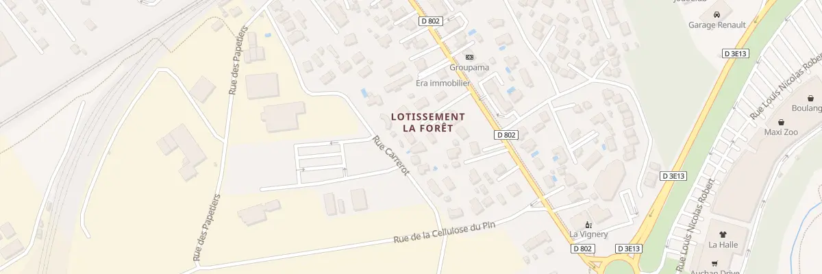 Plan du 4 Imp de la Forêt à Biganos