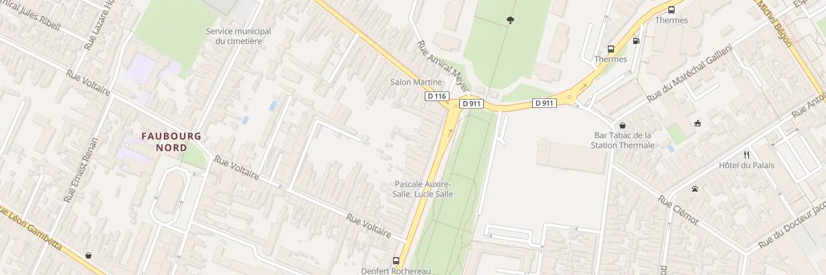 Plan du 7 Rue Denfert Rochereau à Rochefort