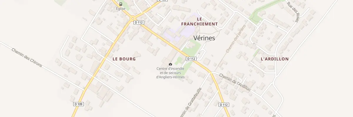 Plan du 16 Rue de la Verrerie à Vérines