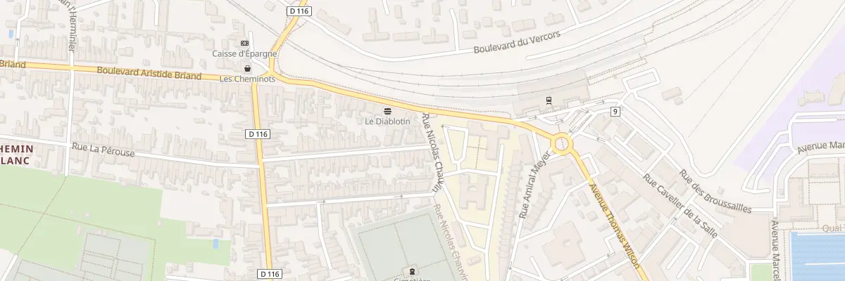 Plan du 6 Rue Nicolas Chauvin à Rochefort