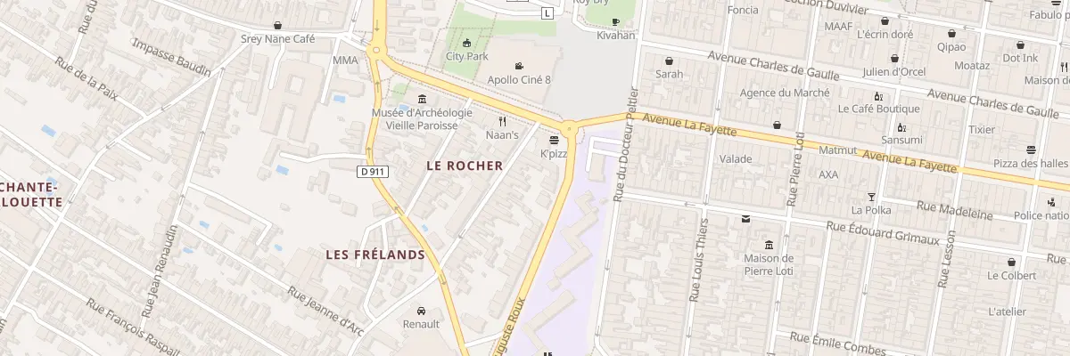 Plan du 12 Rue Burot à Rochefort
