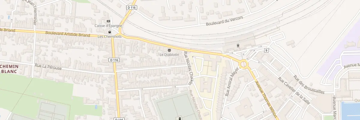Plan du 39 Rue Colbert du Terron à Rochefort