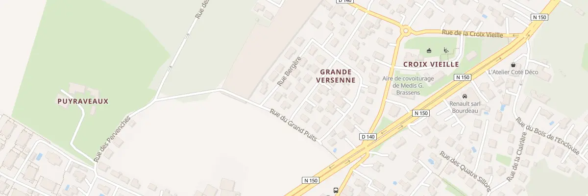 Plan du 4 Rue de la Grande Versenne à Médis