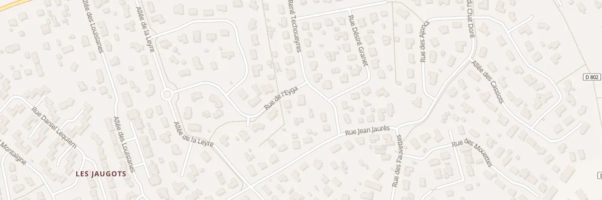 Plan du 3 Rue Rene Techoueyres à Biganos
