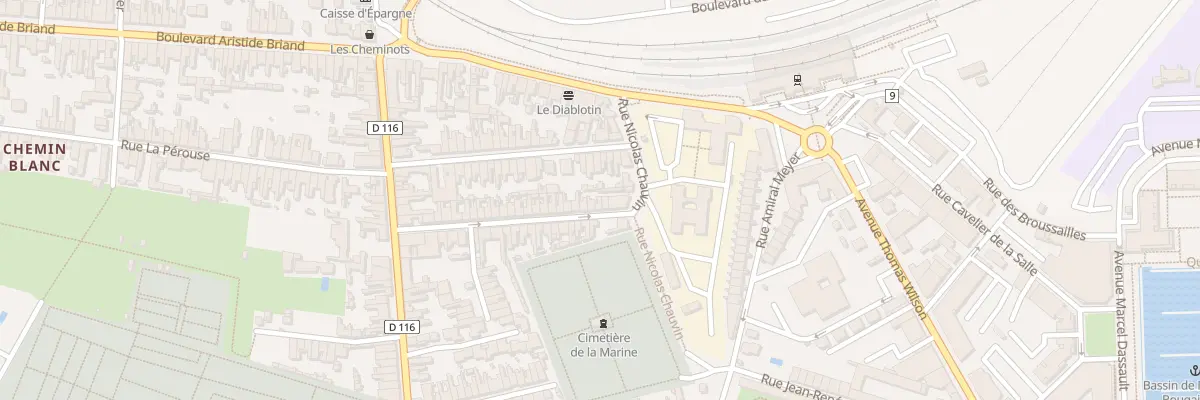 Plan du 43 Rue Guesdon à Rochefort